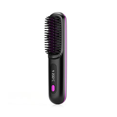 USB Rechargeable Hair Straightening Comb